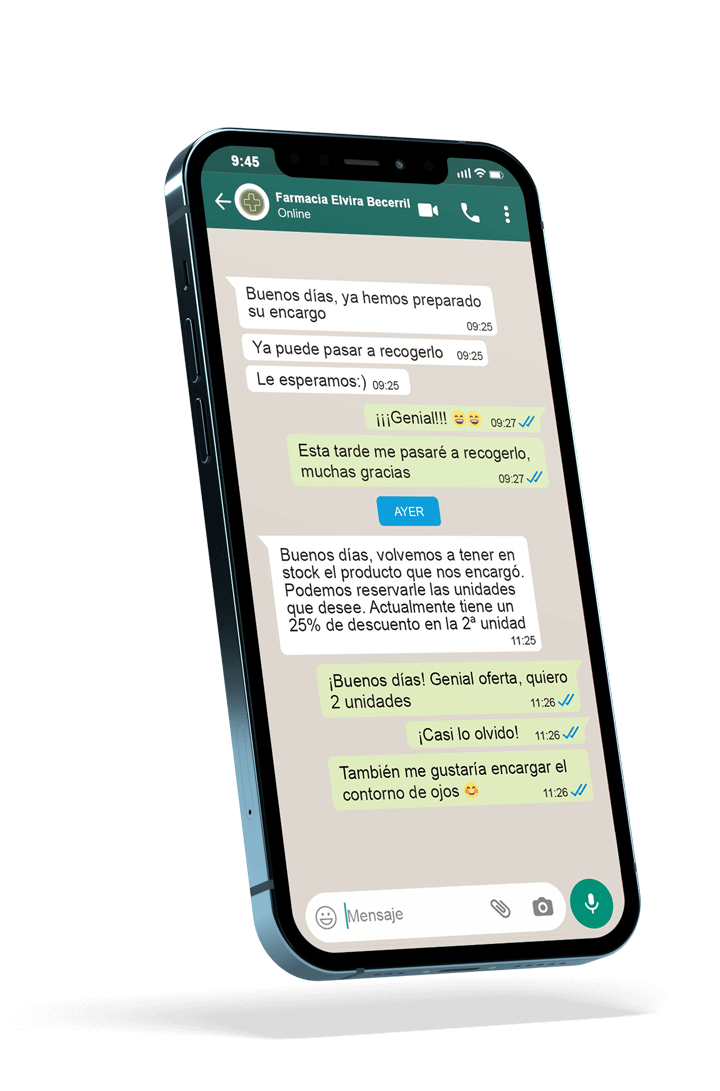 WhatsApp Farmacia Elvira Becerril